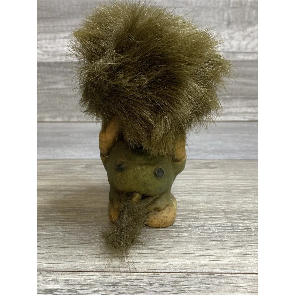 VTG Nyform Troll Boy Hands in Pockets Norwegian Folklore Collectible Brown‎ Hair